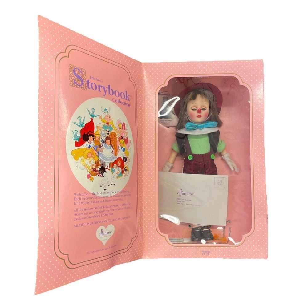 Effanbee's Storybook Collection‎ Pinocchio Doll Figure In Box